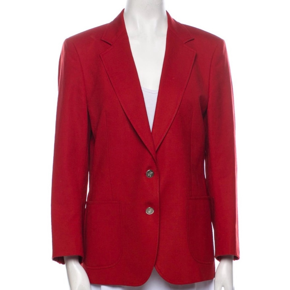 Burberrys Red Blazer